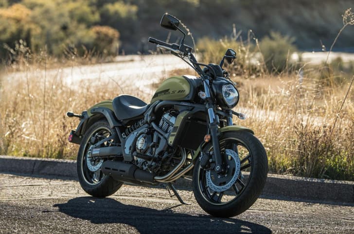 Kawasaki Vulcan S front three quarter shot